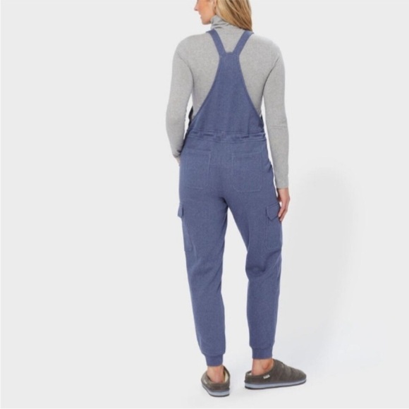 Duluth Trading Co Women's Souped-Up Sweats Storm Cotton Overalls Size S - Picture 2 of 11